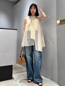 「LORISTELLA（ロリステッラ）のアイテム」を使った、DRESSLAVEさん（レディース・160cm）の夏コーディネート