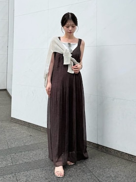 DRESSLAVEさん（レディース・157cm）の夏コーディネート