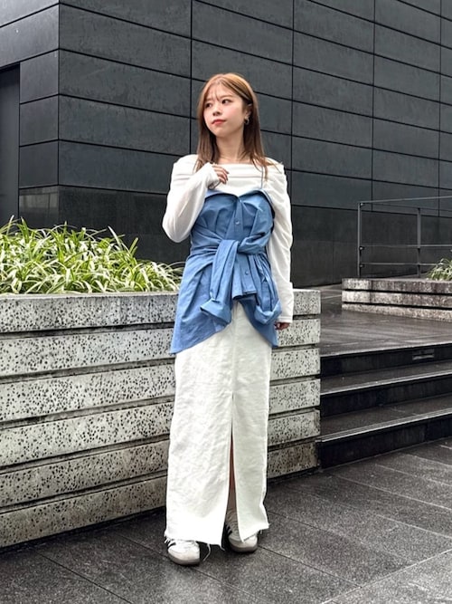 DRESSLAVE本部eriさんのTシャツ/カットソーを使ったコーディネート 