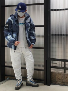 「Jordan」｜「アイテム（ダウンジャケット/コート）」を使った、zekihiroさん（メンズ・170cm）の冬コーディネート