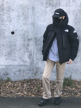 「Polo Ralph Lauren」｜「アイテム（ダウンジャケット/コート）」を使った、zekihiroさん（メンズ・170cm）の春コーディネート