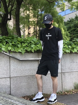 「APPLEBUM」｜「アイテム（帽子）」を使った、zekihiroさん（メンズ・170cm）の春コーディネート