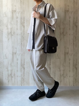 「KUUUPY」｜「アイテム（その他）」を使った、まっくろ🐕さん（メンズ・166cm）の夏コーディネート