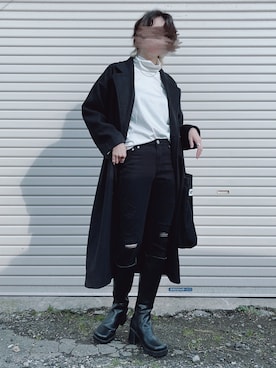 「feepur（フェピュール）のアイテム（ジャケット/アウター）」を使った、aたさん（レディース・170cm）の秋コーディネート