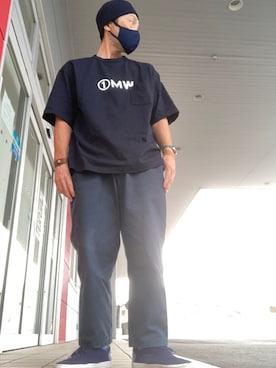 「GOODENOUGH（グッドイナフ）のアイテム（アクセサリー）」を使った、としくんさん（メンズ・168cm）の夏コーディネート