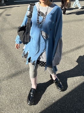 「grounds（グラウンズ）のアイテム」を使った、nijimiさん（レディース・152cm）の春コーディネート