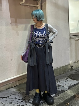 「POLO RALPH LAUREN（ポロ ラルフ ローレン）のアイテム」を使った、nijimiさん（レディース・152cm）の秋コーディネート