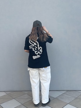 「ホワイトソックス」｜___aさん（レディース・156cm）の春コーディネート