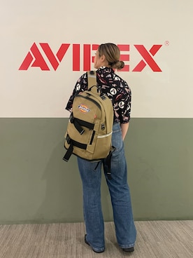 「Dickies（ディッキーズ）のアイテム（バックパック/リュック）」を使った、___aさん（レディース・156cm）の春コーディネート