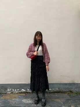 青木文さん（レディース・168cm）の秋コーディネート