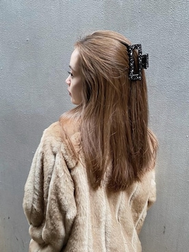 「EMODA（エモダ）のアイテム（その他アウター）」を使った、sanaekawaiさん（レディース・163cm）の冬コーディネート