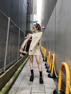 sanaekawaiさん（レディース・163cm）の冬コーディネート