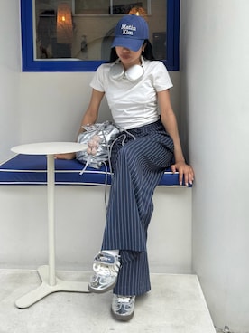 「MOUSSY（マウジー）のアイテム」を使った、Aoiさん（レディース・163cm）の秋コーディネート