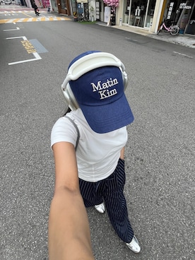 「夏服」｜「アイテム（スラックス）」を使った、Aoiさん（レディース・163cm）の秋コーディネート