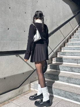 「MOUSSY（マウジー）のアイテム（カーディガン/ボレロ）」を使った、Aoiさん（レディース・163cm）の春コーディネート