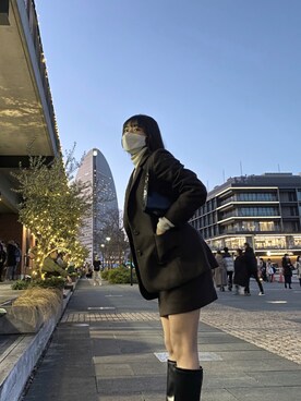 Aoiさん（レディース・163cm）の冬コーディネート