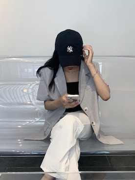 「Bifrost（ビフレスト）のアイテム（その他アウター）」を使った、Aoiさん（レディース・163cm）の夏コーディネート