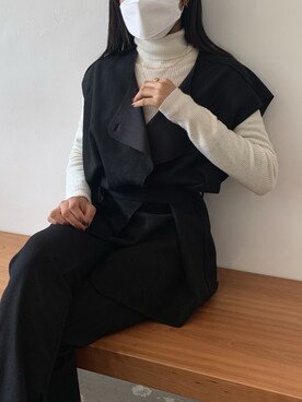 Aoiさん(レディース・163cm)の冬コーディネート