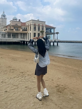 「MOUSSY（マウジー）のアイテム」を使った、Aoiさん（骨格ナチュラル・レディース・163cm）の春コーディネート