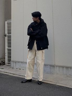 「RYO TAKASHIMA（リョウタカシマ）のアイテム（ベスト）」を使った、soshikiさん（メンズ・175cm）の冬コーディネート