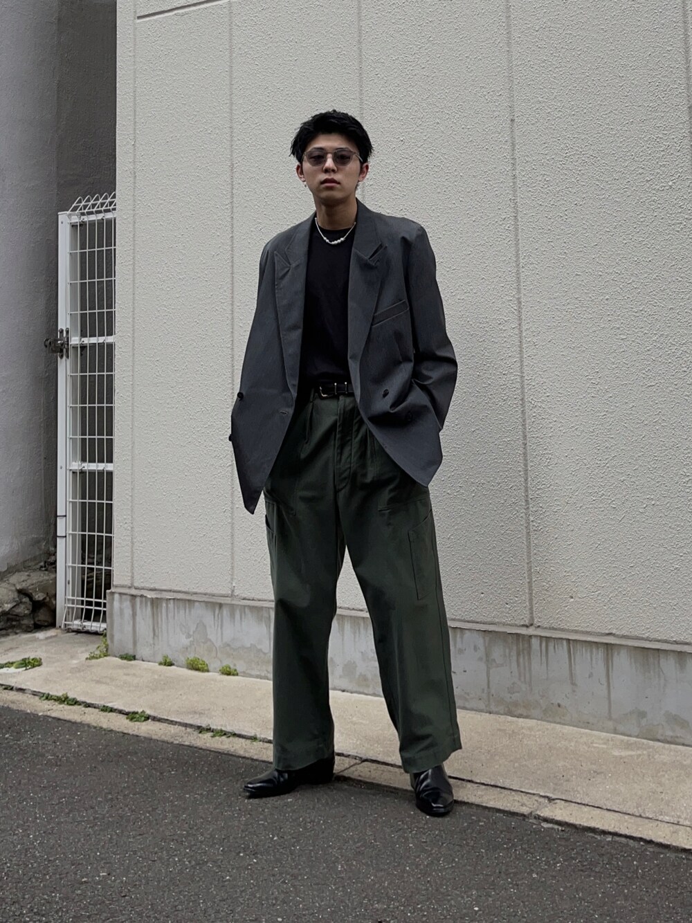 soshiki｜RYO TAKASHIMAのテーラードジャケットを使ったコーディネート 