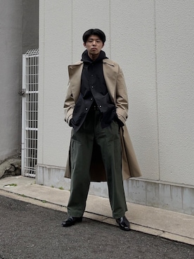 blurhms（ブラームス）の「Wool Rayon Silk Super Wide Slacks