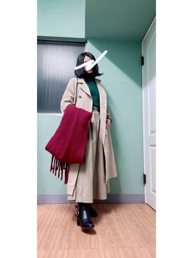 A子さん(レディース・157cm)の冬コーディネート