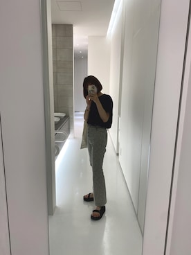 「feepur（フェピュール）のアイテム（バッグ）」を使った、0110naさん（レディース・161cm）の夏コーディネート