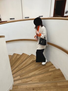 「H&M（エイチ・アンド・エム）のアイテム（テーラードジャケット）」を使った、くまくま保存さん（レディース・159cm）の春コーディネート