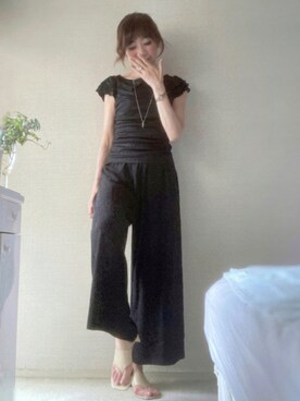 M Premier エムプルミエ のtシャツ カットソーを使った人気ファッションコーディネート Wear