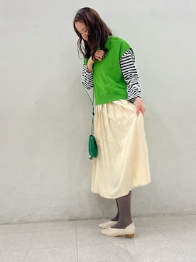 riruさん(レディース・169cm)の春コーディネート