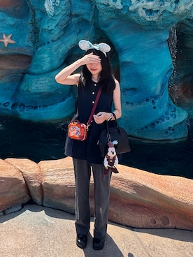 「アイテム（ハンドバッグ）」を使った、honokaさん（レディース・157cm・20代）の秋コーディネート