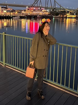 「アイテム（テーラードジャケット）」を使った、honokaさん（レディース・157cm・20代）の秋コーディネート