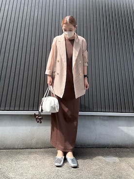 riiさん（レディース・154cm）の春コーディネート