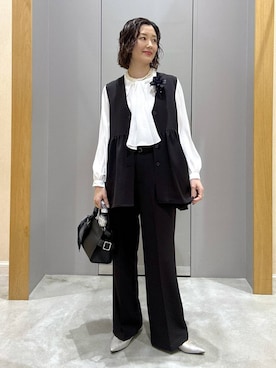 m.a.k.oさん（レディース・166cm）の冬コーディネート