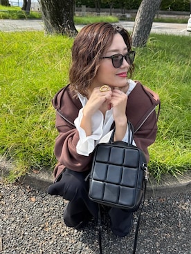 「LEPSIM」｜m.a.k.oさん（レディース・166cm）の冬コーディネート