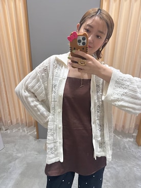 「LEPSIM（レプシィム）のソフトクッションパンプス　638849（パンプス、ブラック系）」を使った、m.a.k.oさん（レディース・166cm）の春コーディネート