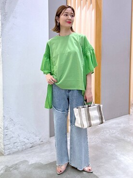 m.a.k.oさん(レディース・166cm)の夏コーディネート