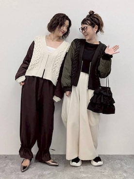 「アイテム（カーディガン/ボレロ）」を使った、m.a.k.oさん（レディース・166cm・30代）の夏コーディネート