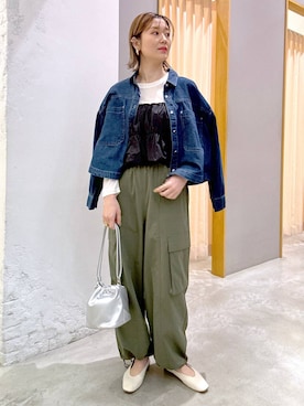 m.a.k.oさん（レディース・166cm）の春コーディネート