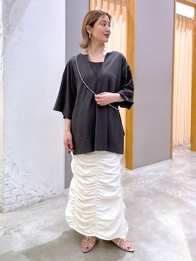 m.a.k.oさん(レディース・166cm)の夏コーディネート