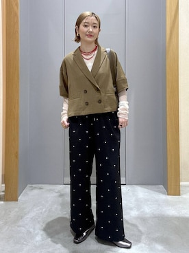 m.a.k.oさん（レディース・166cm）の春コーディネート