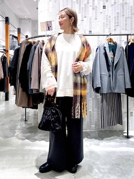 m.a.k.oさん（レディース・166cm）の冬コーディネート