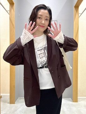 m.a.k.oさん(レディース・166cm)の春コーディネート