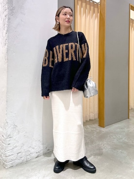 m.a.k.oさん（レディース・166cm）の冬コーディネート