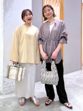 m.a.k.oさん(レディース・166cm)の春コーディネート