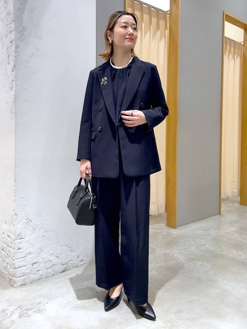 バリエーションボータイシャツ ブラック LEPSIM（レプシィム） ブラウス シャツ 「入卒式／セレモニー」2WAY