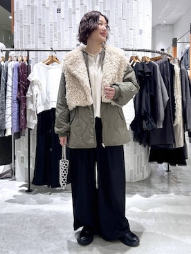 m.a.k.oさん（レディース・166cm）の冬コーディネート