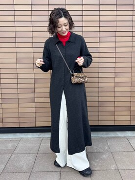m.a.k.oさん(レディース・166cm)の冬コーディネート