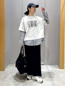 m.a.k.oさん（レディース・166cm）の春コーディネート